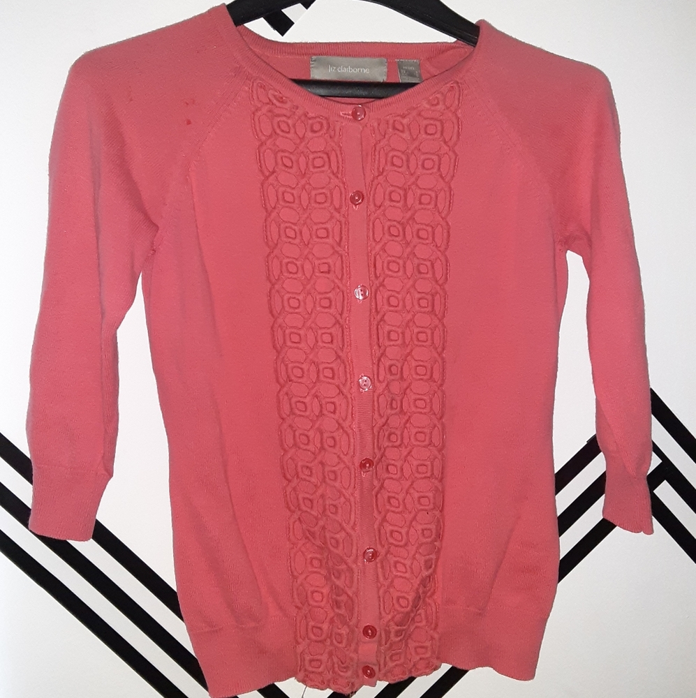 Liz Claiborne  Cardigan Sweater Small